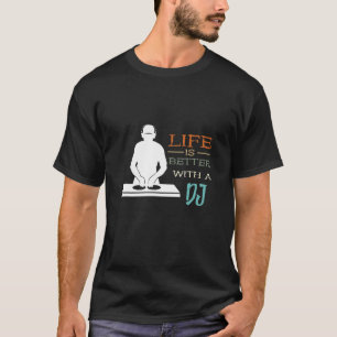 T-shirt Tourne-disque DJ Dance Music Producteur de musique