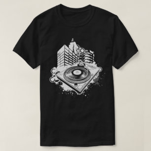 T-shirt Tourne-disque du DJ
