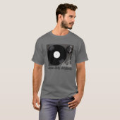 T-shirt Tourne-disque pour l'audiophile (Devant entier)
