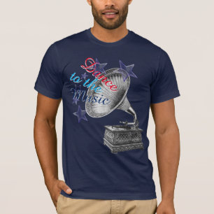 T-shirt Tourne-disque vintage