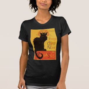 T-shirt Tournée du Chat Noir, cru de chat noir de Steinlen