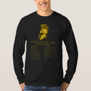 T-shirt Tournée mondiale d'Alexandre Le Grand  Histoire gr