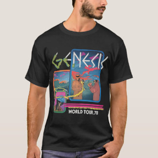 T-shirt Tournée mondiale Genesis Band 78