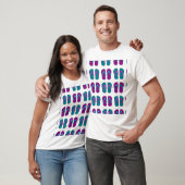 T-shirt Tourner : Blanc Vintage. (Unisexe)