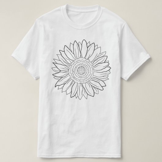 T-shirt tournesol (Design devant)