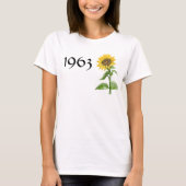T-shirt Tournesol 1963 (Devant)