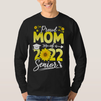 T-shirt Tournesol 2022 Fier Maman D'Un Diplôme Supérieur 2