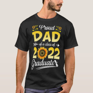 T-shirt Tournesol 2022 Fier Père D'Un Diplôme Supérieur De