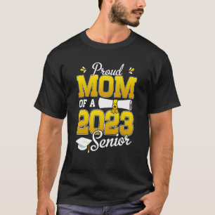T-shirt Tournesol 2023 Fier Maman D'Un Diplôme Supérieur 2