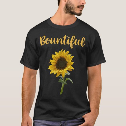 T-shirt Tournesol - Abondant (Devant)