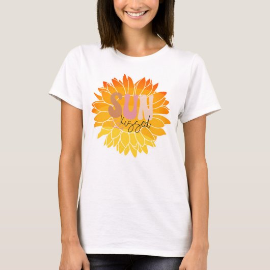 T-shirt Tournesol Baiser de Soleil (Devant)