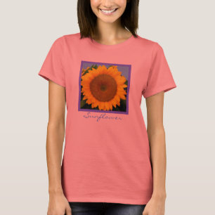 T-shirt Tournesol bleu lumineux