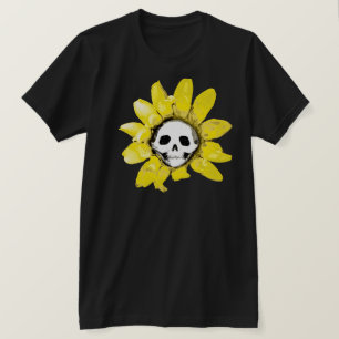 T-shirt Tournesol crâne - Tous les styles Hommes/Femmes/En