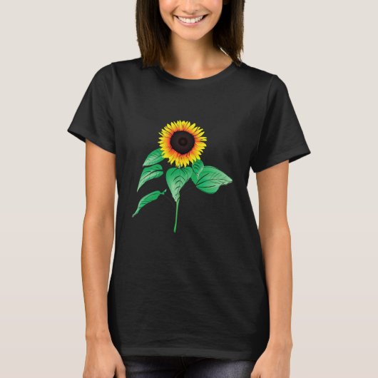 T-shirt Tournesol d'art - (Devant)