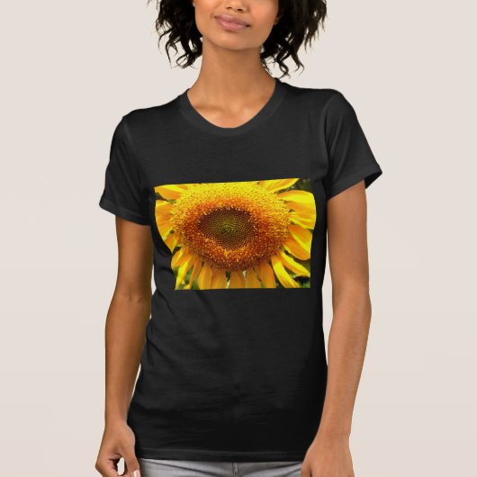 T-shirt Tournesol de mammouth jaune géant (Devant)