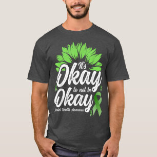T-shirt Tournesol de sensibilisation à la santé mentale -