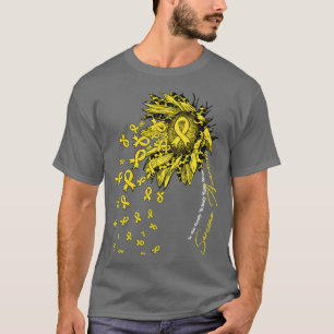T-shirt Tournesol de sensibilisation au sarcome personne n