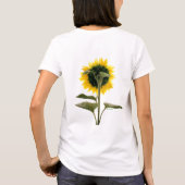 T-shirt Tournesol de Valentine - customisé (Dos)