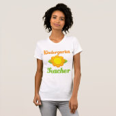 T-shirt Tournesol d'institutrice gardienne (Devant entier)