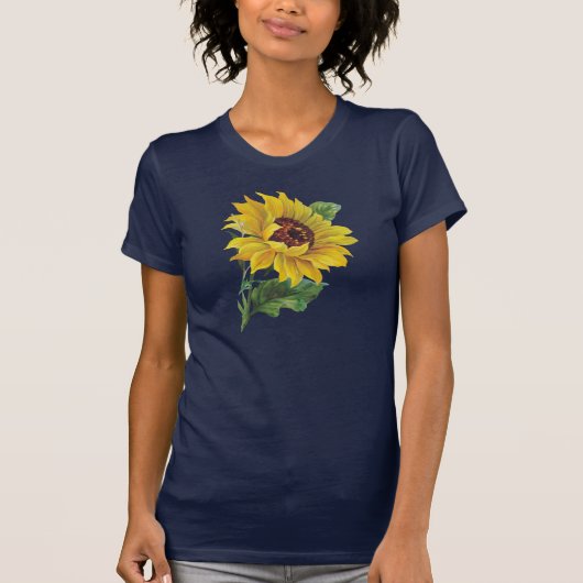 T-shirt Tournesol doré (Devant)