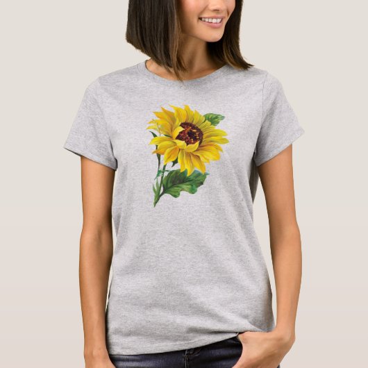 T-shirt Tournesol doré (Devant)