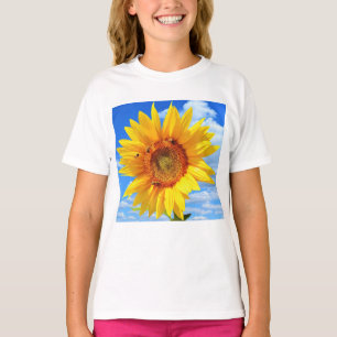 T-shirt tournesol et abeilles