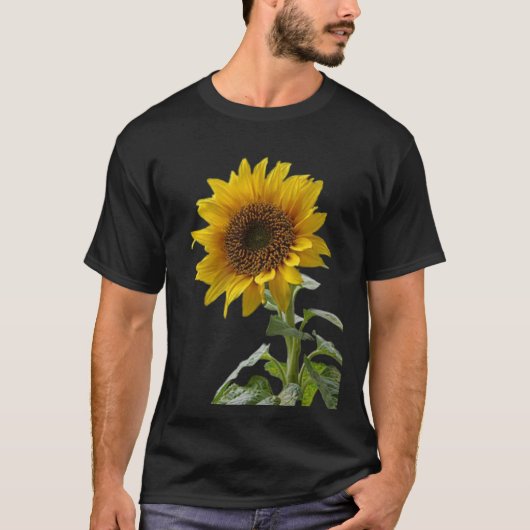 T-shirt tournesol jaune (Devant)