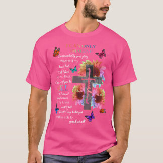 T-shirt Tournesol Je ne peux imaginer la foi chrétienne Jé