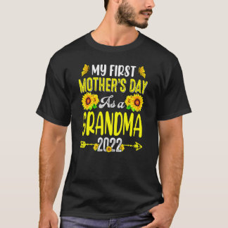 T-shirt Tournesol Ma première fête des mères en tant que g