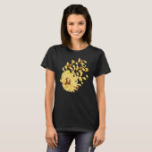 T-shirt Tournesol papillon (Devant entier)