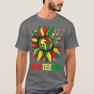 T-shirt Tournesol Première Junte 19e Histoire des Noirs Af