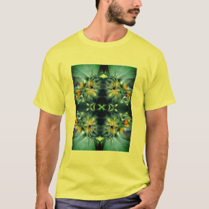T-shirt Tournesol se dépliant Abstrait