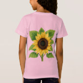 T-Shirt Tournesol & Soleil - Symbole de l'optimisme et de (Dos)