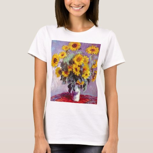 T-shirt Tournesols de Monet (Devant)