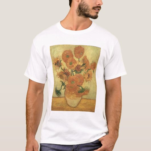 T-shirt Tournesols de Vincent van Gogh |, 1889 (Devant)