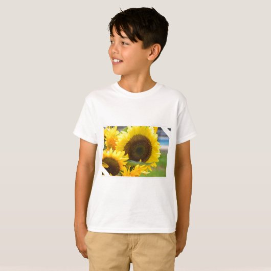 T-shirt Tournesols en fleur (Devant entier)
