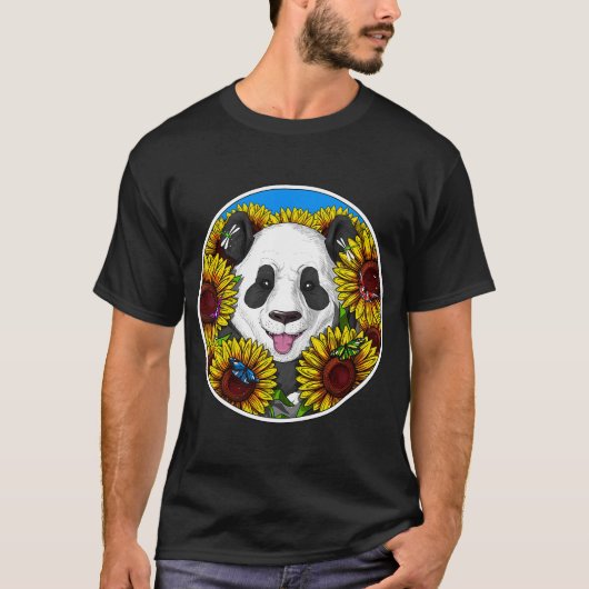 T-shirt Tournesols Panda Bear (Devant)