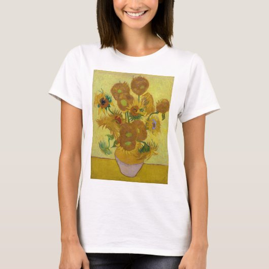 T-shirt Tournesols, Vincent van Gogh, 1889 (Devant)