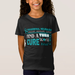 T-Shirt Tournez le monde Turquoise...TN