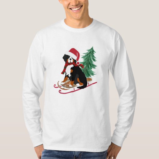 T-shirt Tournoi Bernese Mt Chien de Noël (Devant)
