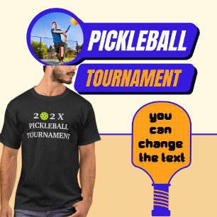T-shirt Tournoi de basket 202X noir
