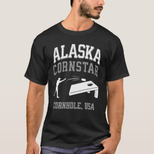T-shirt Tournoi de Cornstar Lucky Cornhole en Alaska