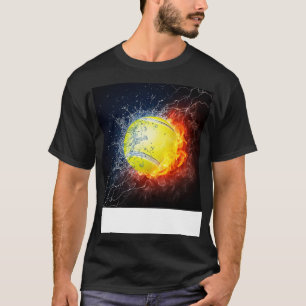 T-shirt Tournoi de l'équipe entraîneur du joueur de tennis