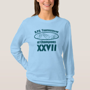 T-shirt Tournoi de papier de ciseaux de roche des