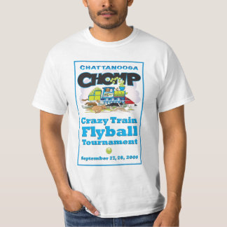 T-shirt Tournoi fou de Flyball de train