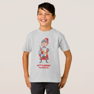 T-shirt Tournoi médiéval des chevaliers fête d'anniversair