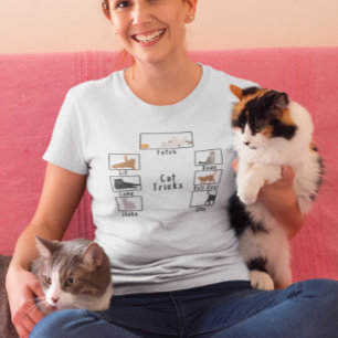 T-shirt Tours de chat drôles