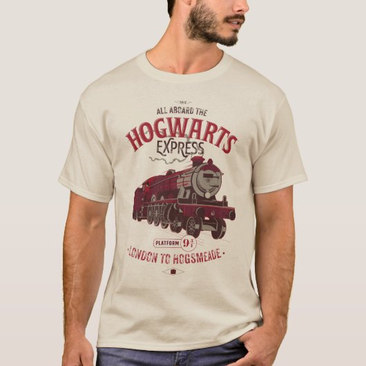 T-shirt Tous à bord de l'Express Hogwarts (Devant)