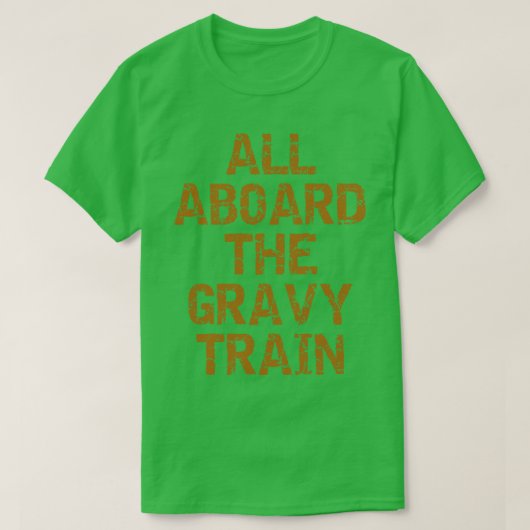 T-SHIRT TOUS À BORD DU TRAIN GRAVY (Design devant)