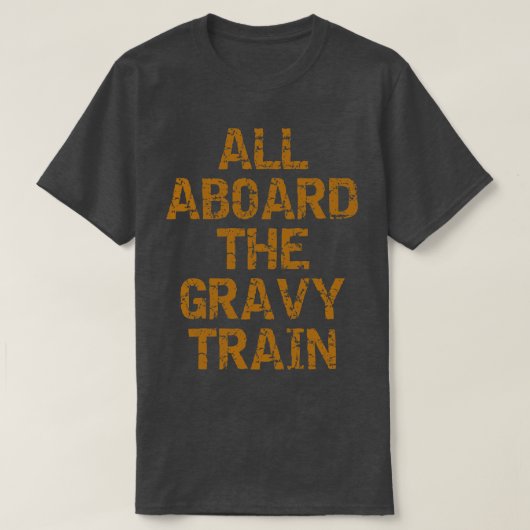 T-SHIRT TOUS À BORD DU TRAIN GRAVY (Design devant)
